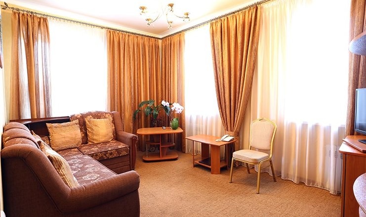  «Советская» гостиница Липецкая область Люкс 2-местный 2-комнатный (Семейный), фото 1