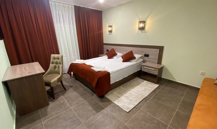  Отель «Горная сказка» Кабардино-Балкарская Республика Стандартный 3-местный 1-комнатный (цокольный этаж), фото 9