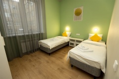Мини-отель «Лимонад» Ярославская область Стандартный двухместный номер с двумя отдельными кроватями с удобствами в блоке, фото 2_1
