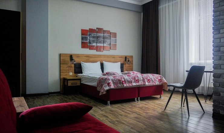 Гостиничный комплекс «Софийские вершины» Карачаево-Черкесская Республика Делюкс 3-местный 1-комнатный, фото 7