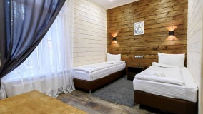 Гостиница «Forest cottage» Карачаево-Черкесская Республика Стандарт улучшенный твин