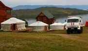 Recreation center «Kovcheg Baykala» Irkutsk oblast Mongolskie yurtyi