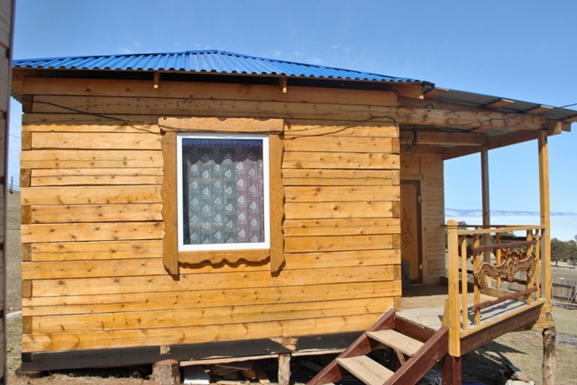 База отдыха Туристическая база "Солнечная" Иркутская область 2-местный отдельный домик, фото 1