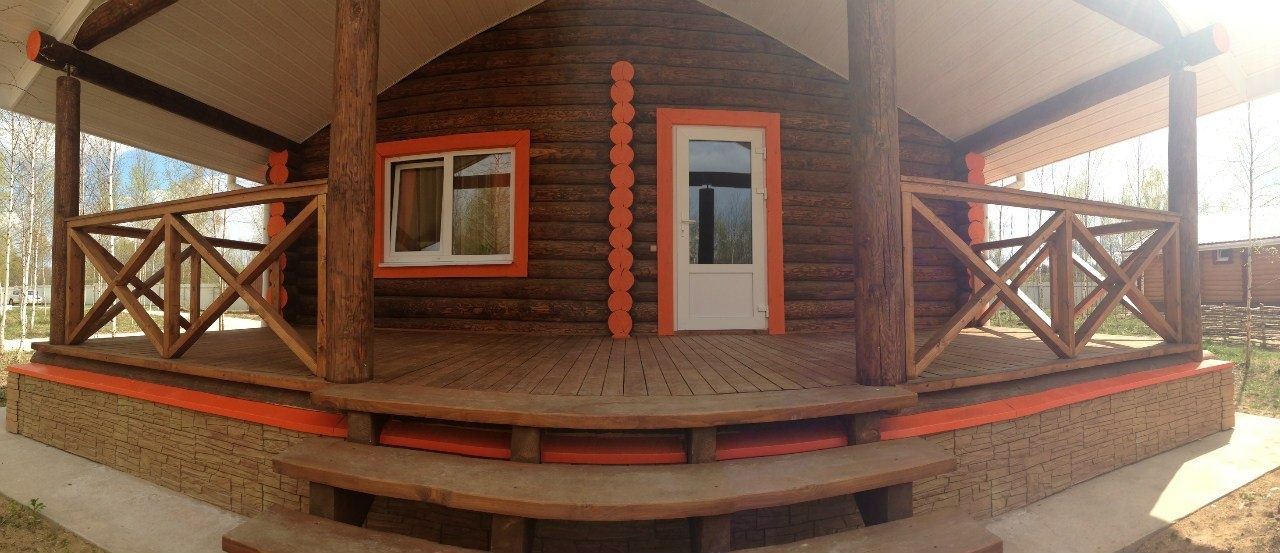 База отдыха «Кава» Тверская область Большой деревянный коттедж, фото 2