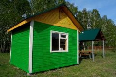 Recreation center «Zotino» Omsk oblast Turisticheskiy domik