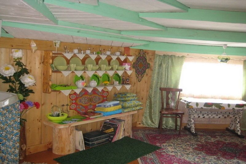 Гостевой дом «Зов предков» Республика Хакасия Юрта 6-местная (Зеленая), фото 2
