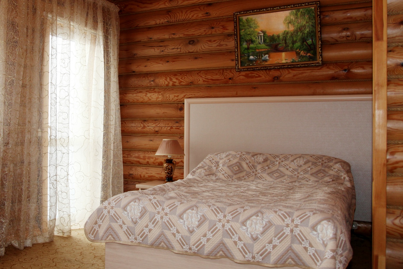 Гостиничный комплекс «Бережки-Холл» Московская область Номер одноместный в деревянном доме, фото 1