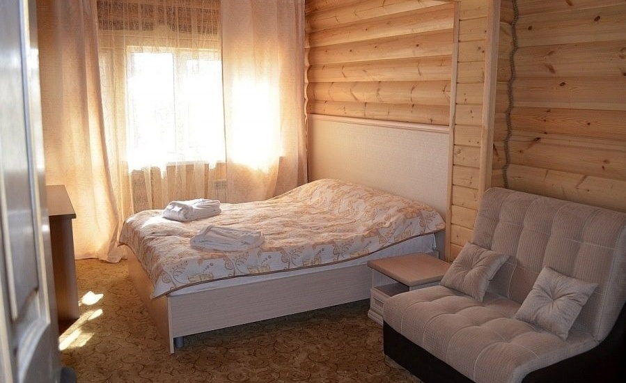 Гостиничный комплекс «Бережки-Холл» Московская область Номер одноместный в деревянном доме, фото 3