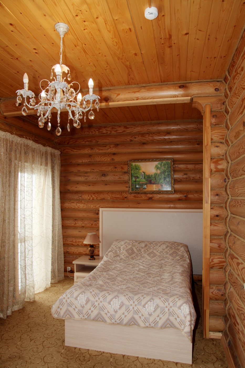Гостиничный комплекс «Бережки-Холл» Московская область Номер одноместный в деревянном доме, фото 2