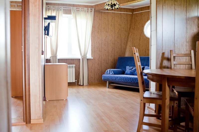 База отдыха «Отель Корабль» Московская область Улучшенные апартаменты с одной спальней и кондиционером, фото 2