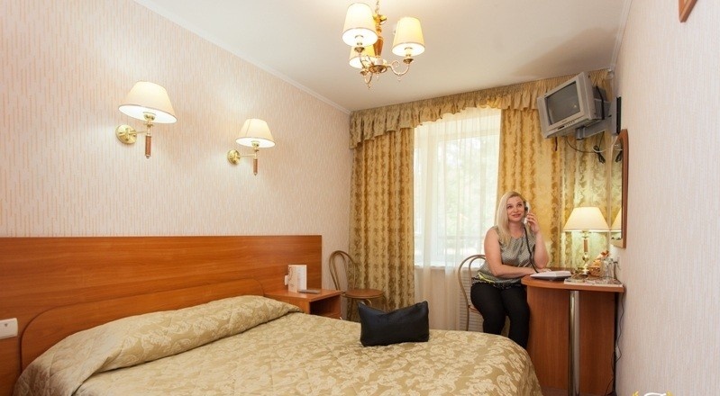 «АМАКС Парк-отель» Тамбовская область Номер «Стандарт» с двуспальной кроватью, фото 1