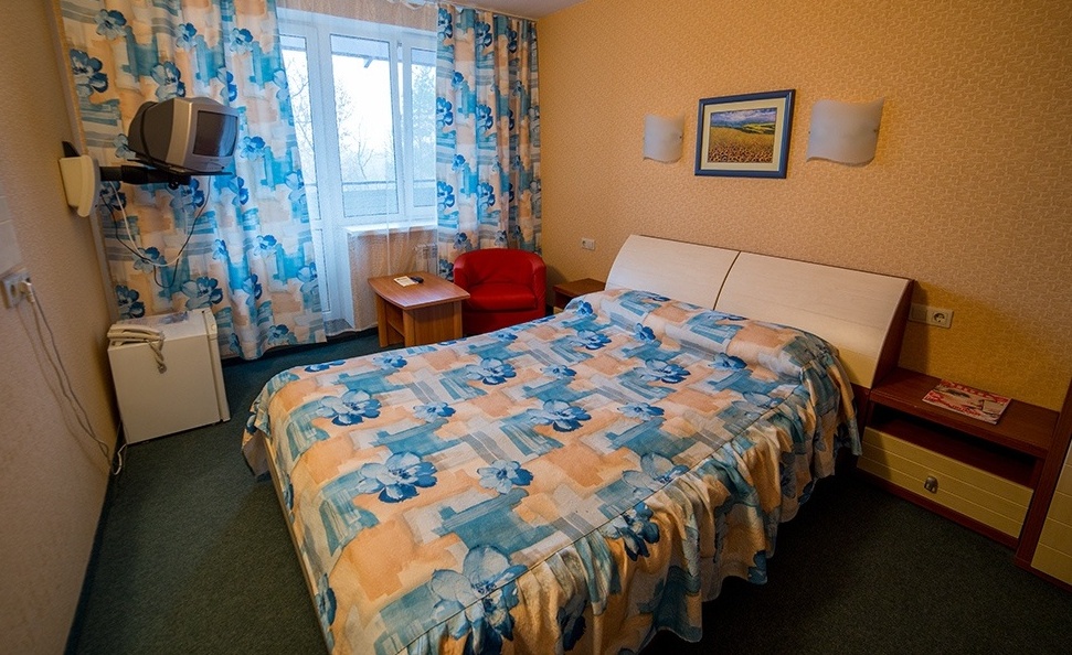 Загородный отель «Волга» Нижегородская область Номер первой категории с двуспальной кроватью, фото 1