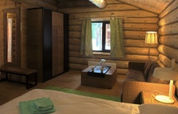 Eco hotel «Romanov les» Kostroma oblast 2-mestnyiy nomer v kottedje kategorii «Standart», фото 7_6