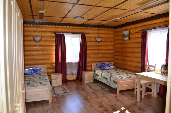 Гостиничный комплекс «Риф» Тверская область Домик-дуплекс 2-местный с двумя кроватями, фото 1