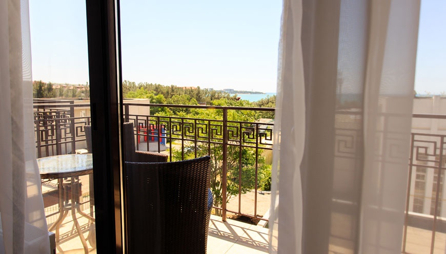  Отель «Калифорния» Краснодарский край Номер "Стандарт" с видом на море с балконом, фото 6