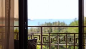  Отель «Калифорния» Краснодарский край Номер "Стандарт" с видом на море с балконом, фото 7_6