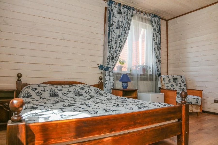 База отдыха «Седьмой Берег» Тверская область 2-местный номер с 1 кроватью и собственной ванной комнатой, фото 3