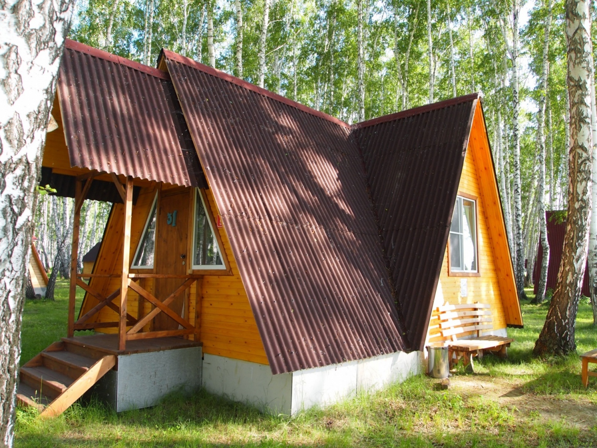 База отдыха «Лукоморье» Новосибирская область Летний домик 4-местный