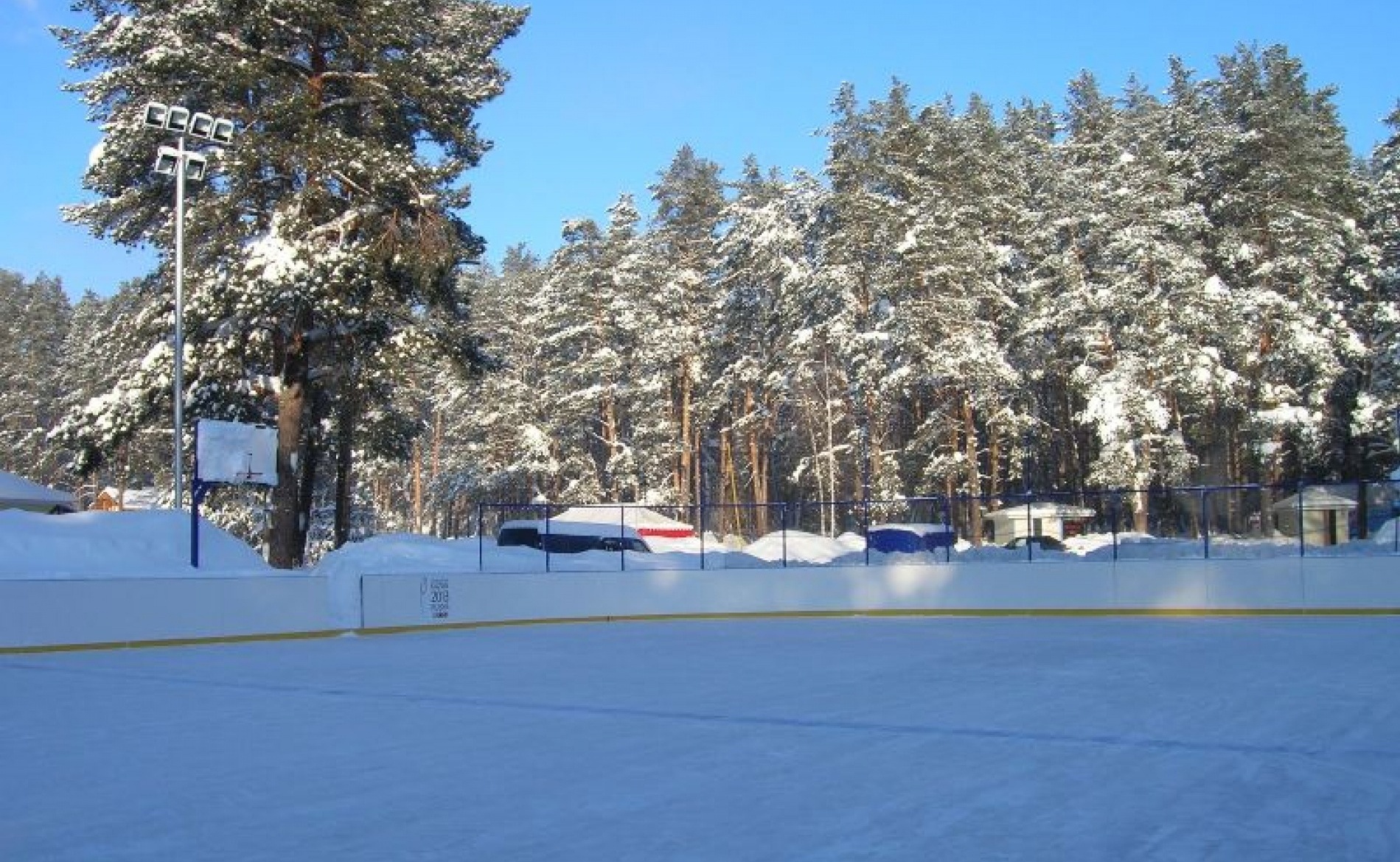 Лебяжье озеро Казань зимой