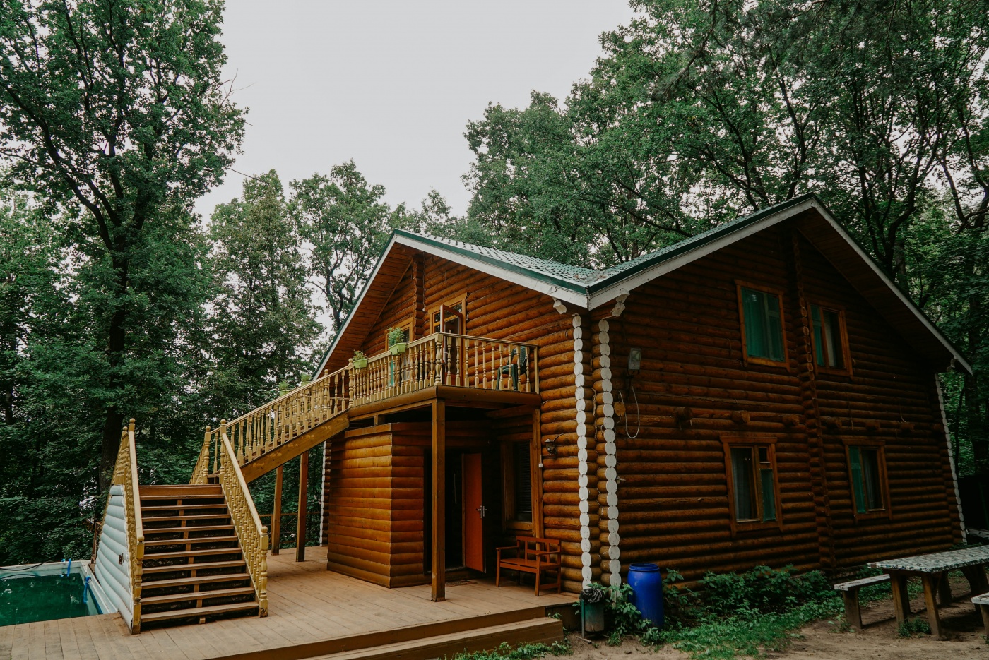 База отдыха «Домик в лесу» Республика Татарстан Большой дом №8 с баней на дровах, фото 2
