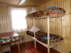 Рыболовная база «Бряус» Республика Карелия 6-местный домик (2-ярусные кровати)