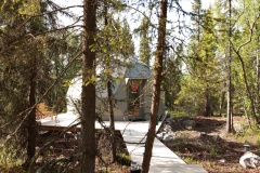 База отдыха «Лапландская деревня» Мурманская область Купольный шатер с панорамными окнами, фото 5_4