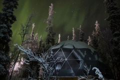 База отдыха «Лапландская деревня» Мурманская область Купольный шатер с панорамными окнами, фото 18_17