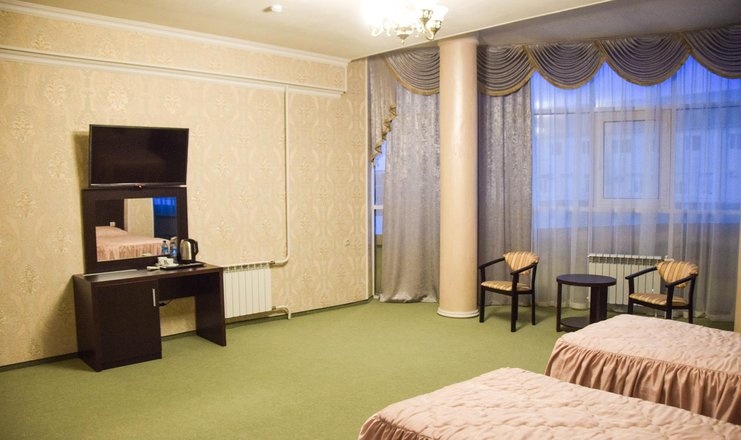  «Беркат» отель Чеченская Республика Стандарт Twin 1 комнатный 2-местный с 2-мя кроватями, фото 2
